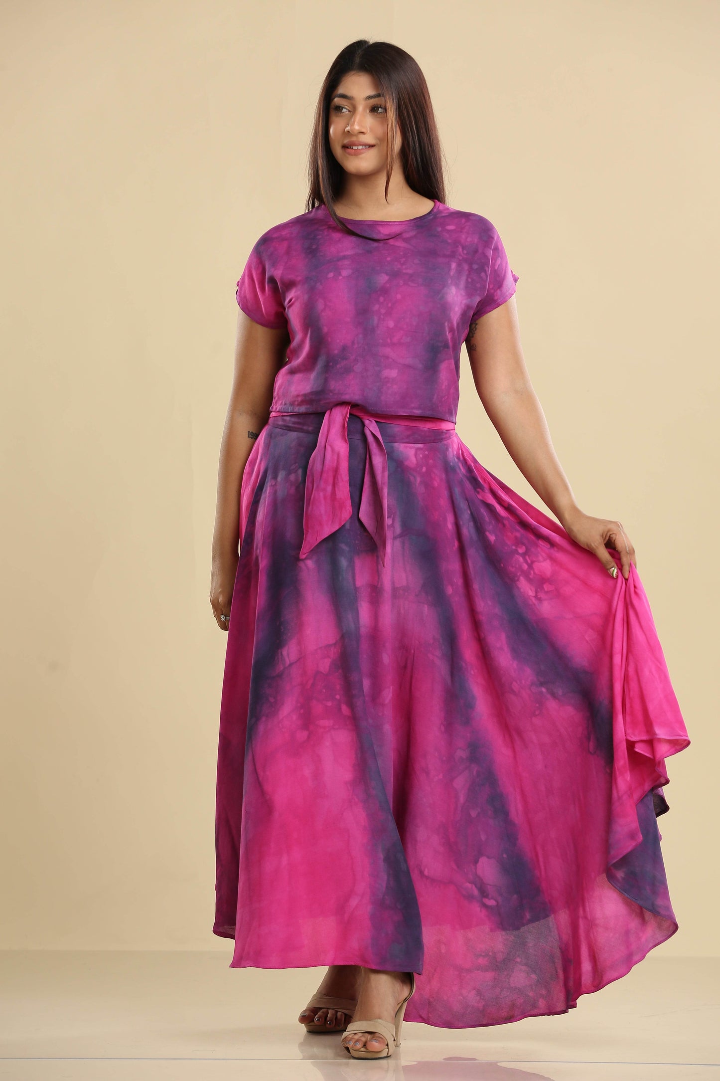 Amethyst Grace Maxi Batik Dress - Trend Republic