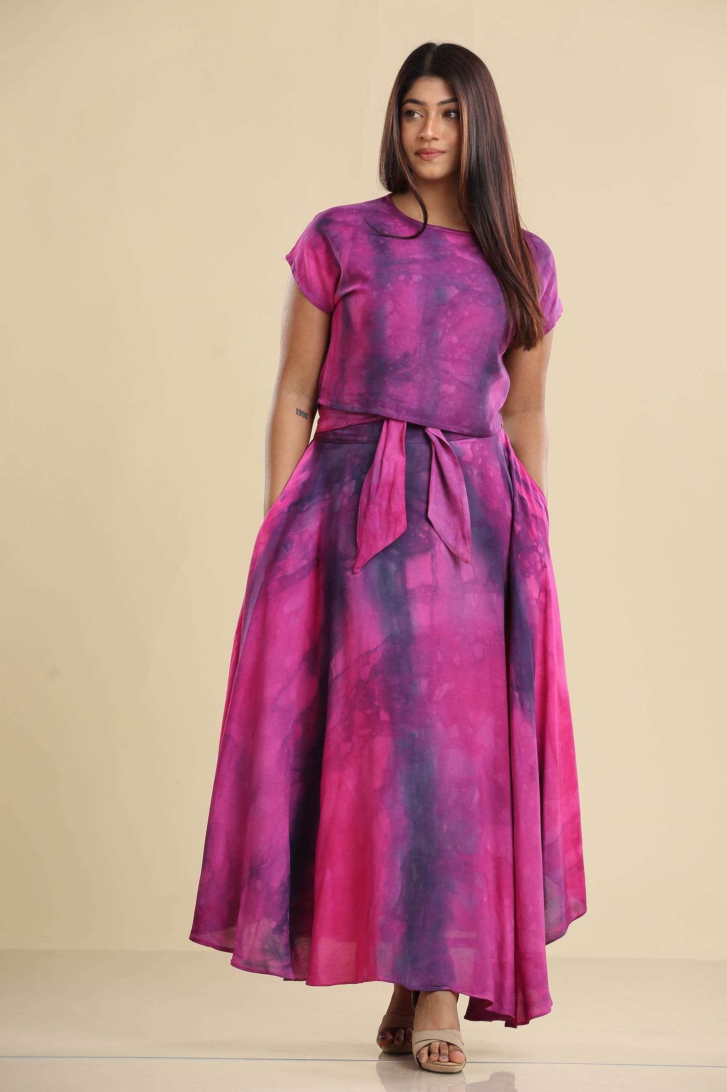 Amethyst Grace Maxi Batik Dress - Trend Republic