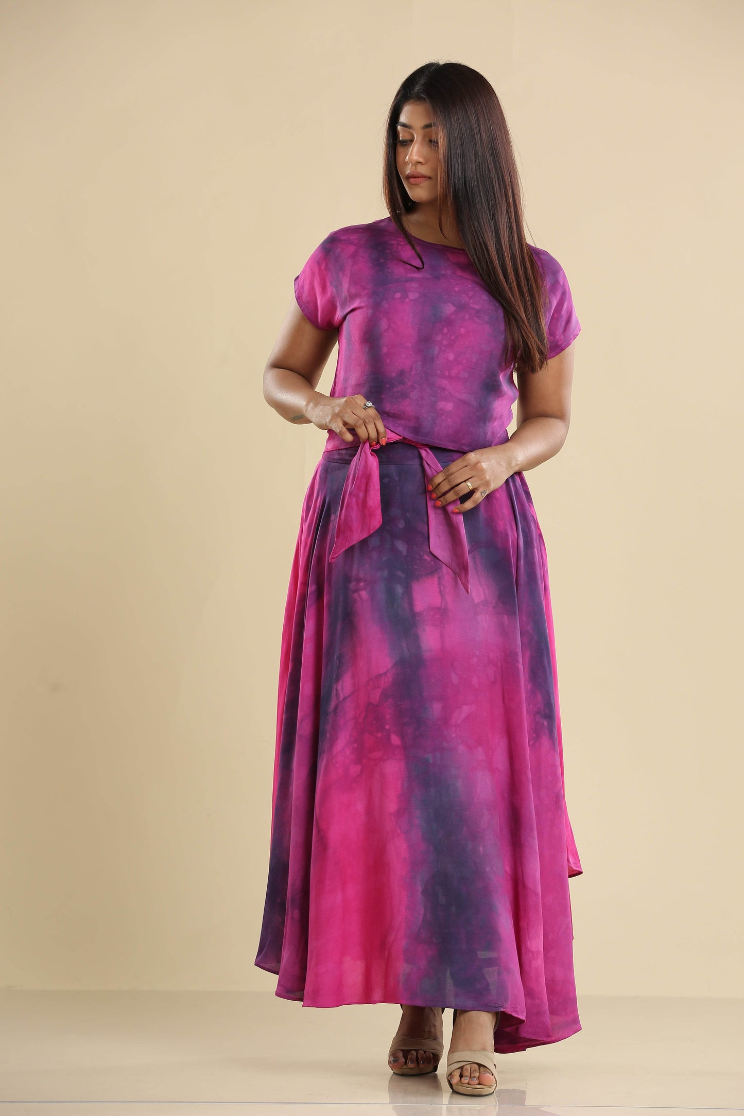 Amethyst Grace Maxi Batik Dress - Trend Republic
