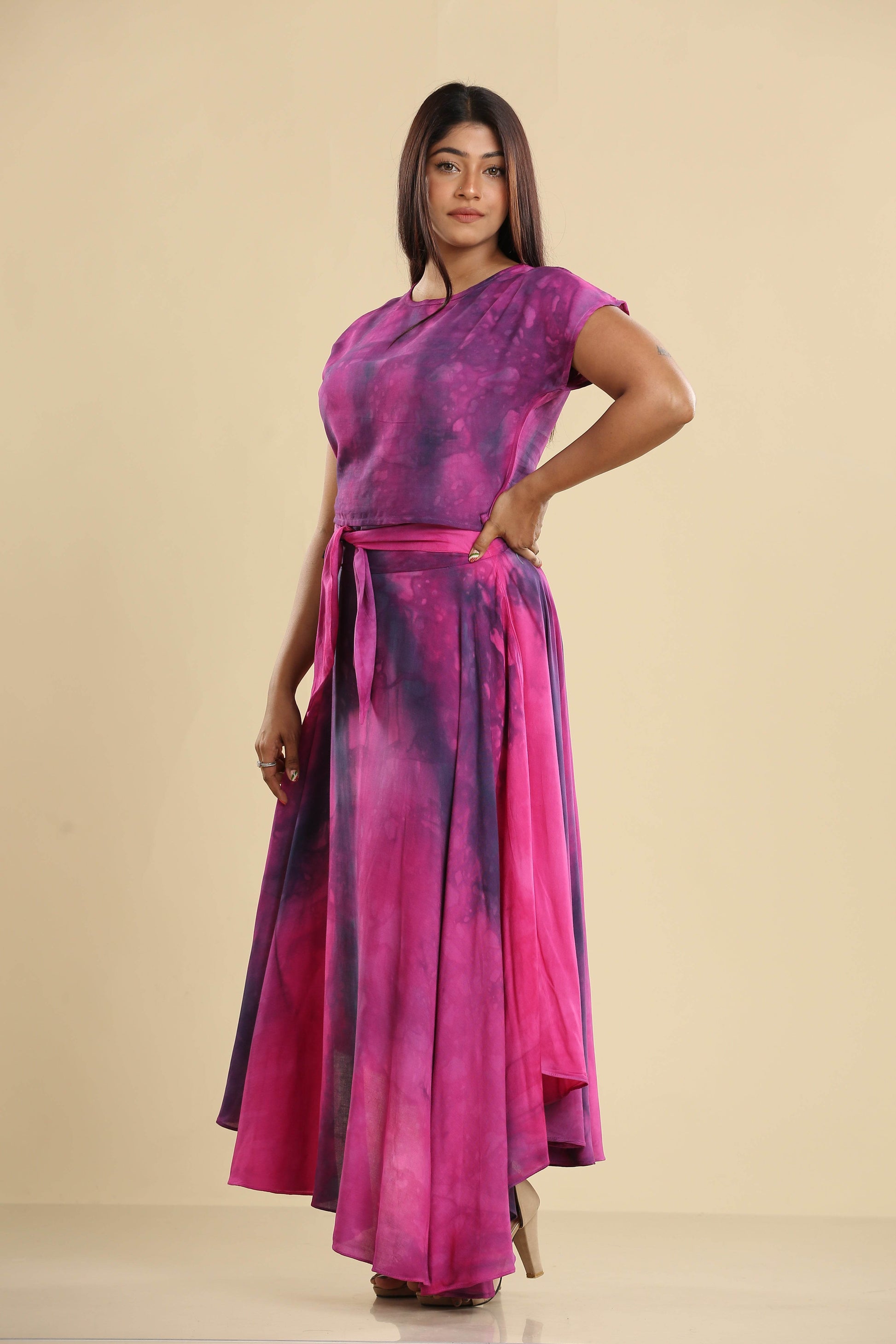 Amethyst Grace Maxi Batik Dress - Trend Republic