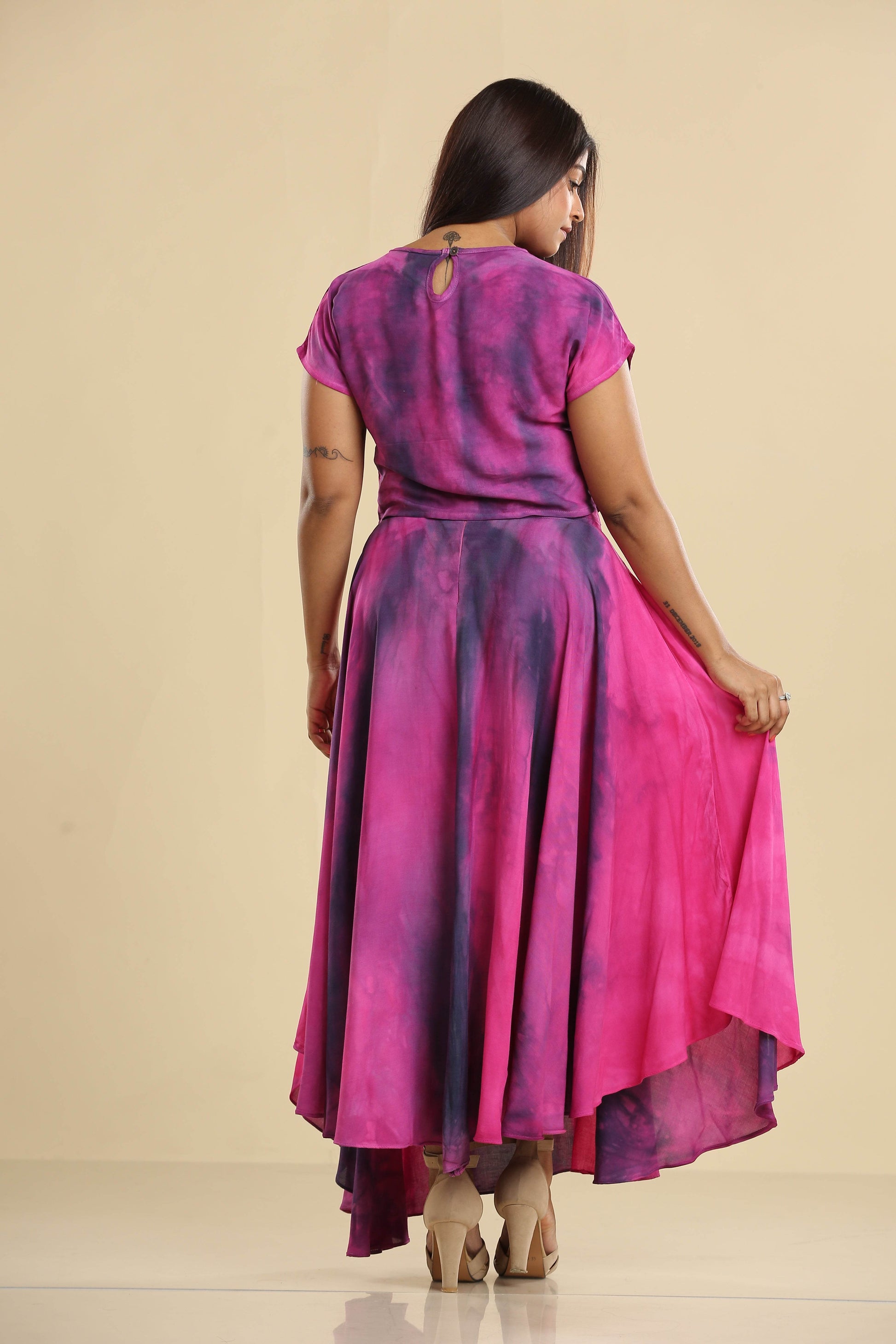 Amethyst Grace Maxi Batik Dress - Trend Republic