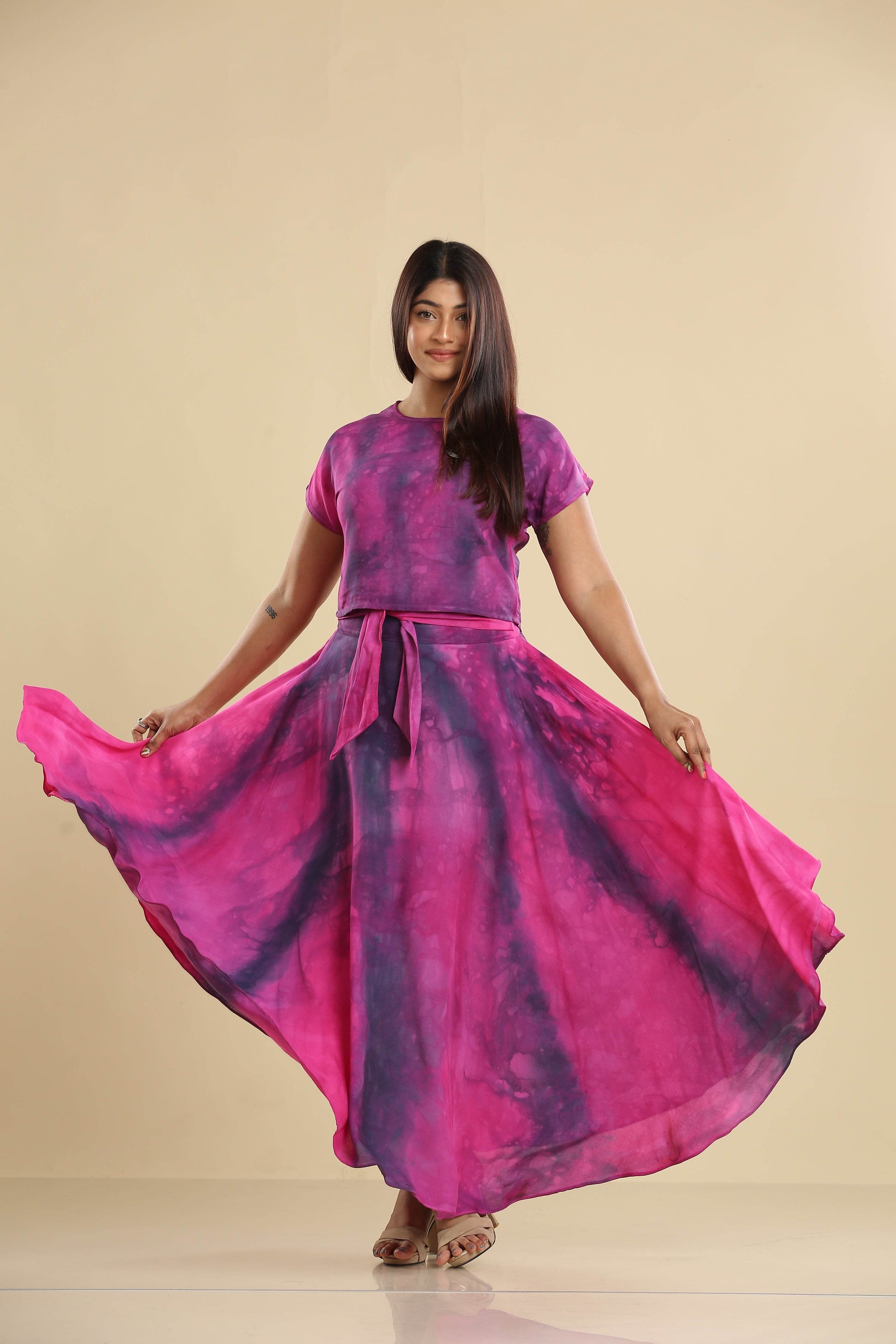 Amethyst Grace Maxi Batik Dress - Trend Republic