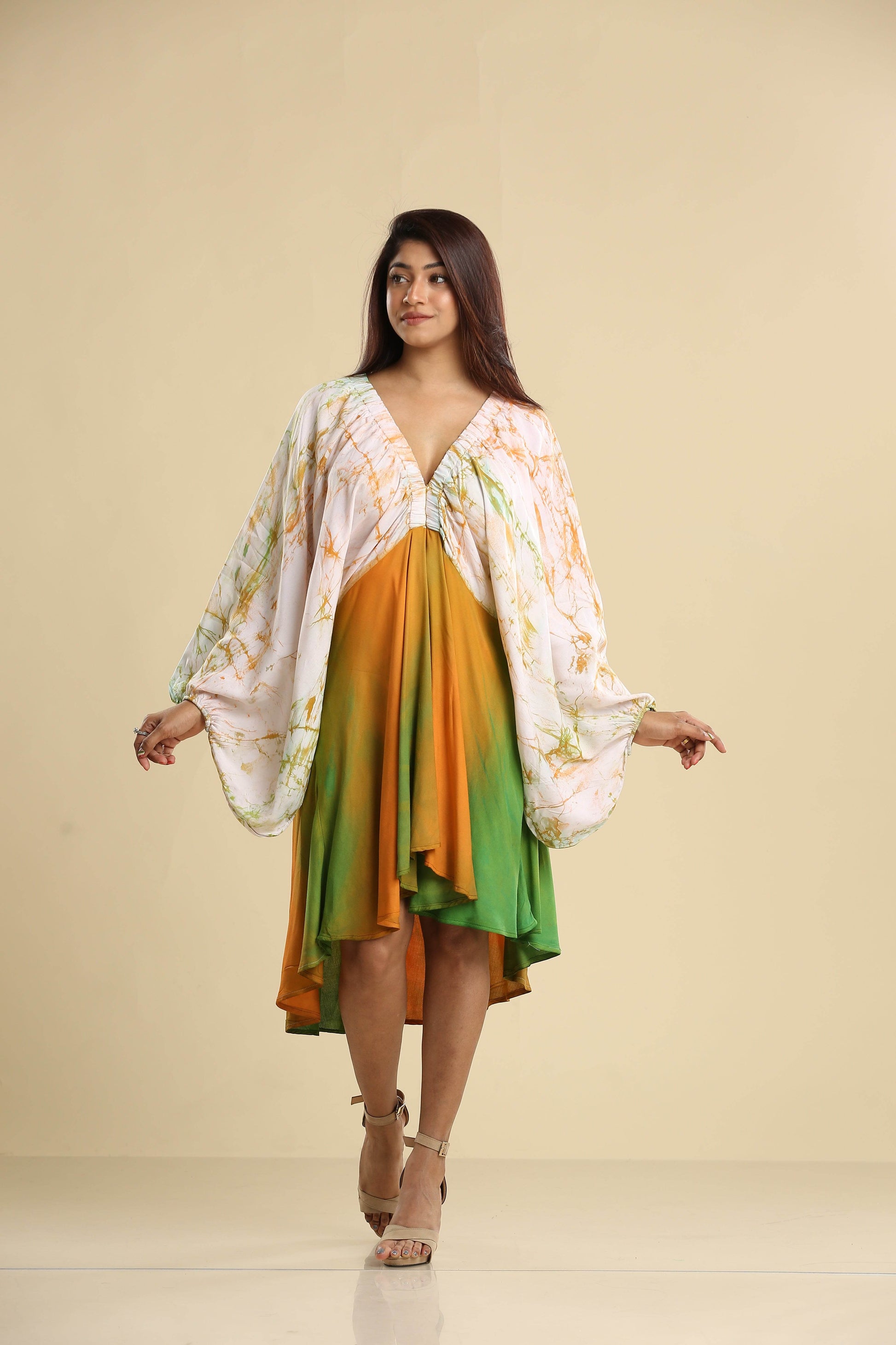 Golden Meadow Goddess Dress - Trend Republic