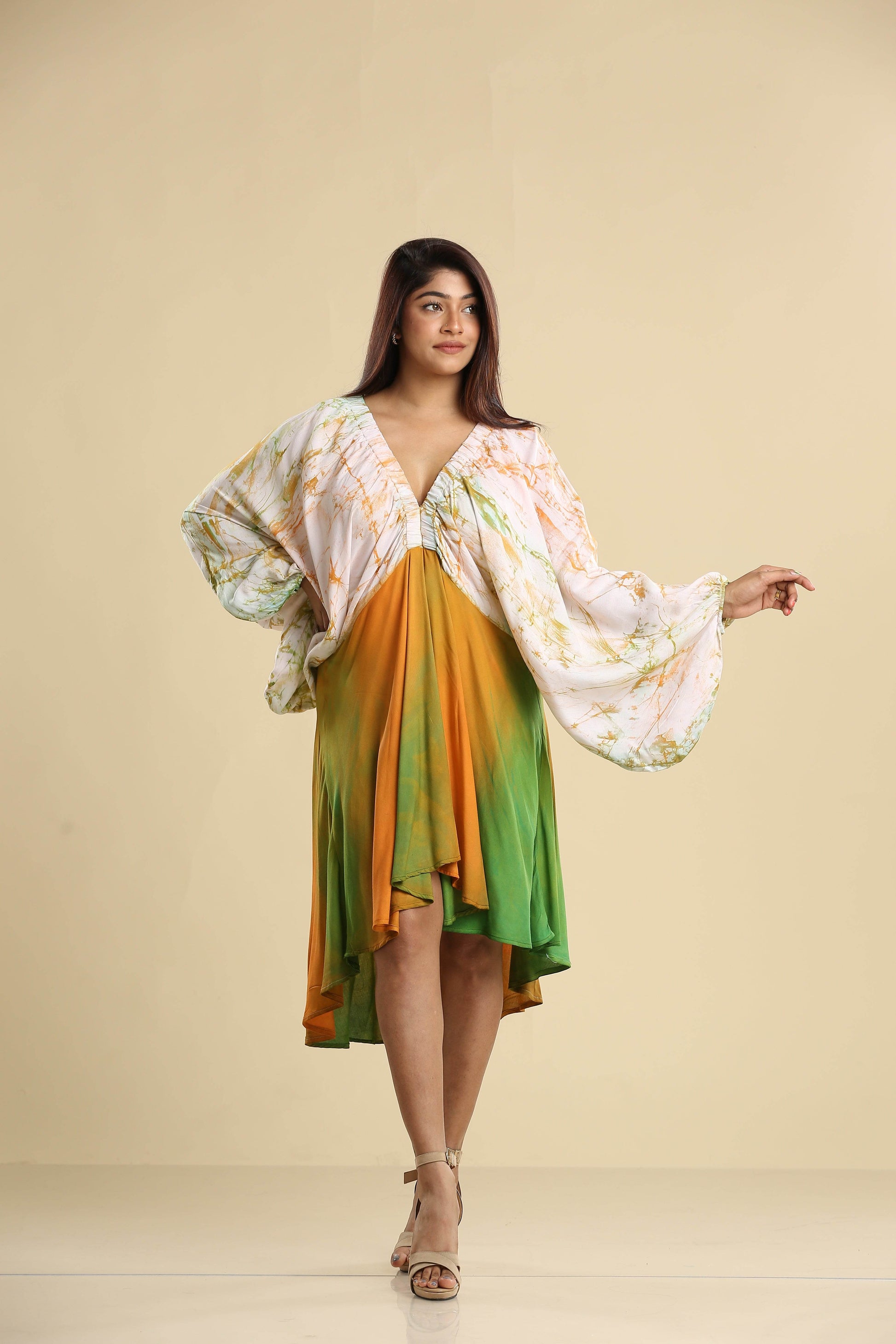 Golden Meadow Goddess Dress - Trend Republic