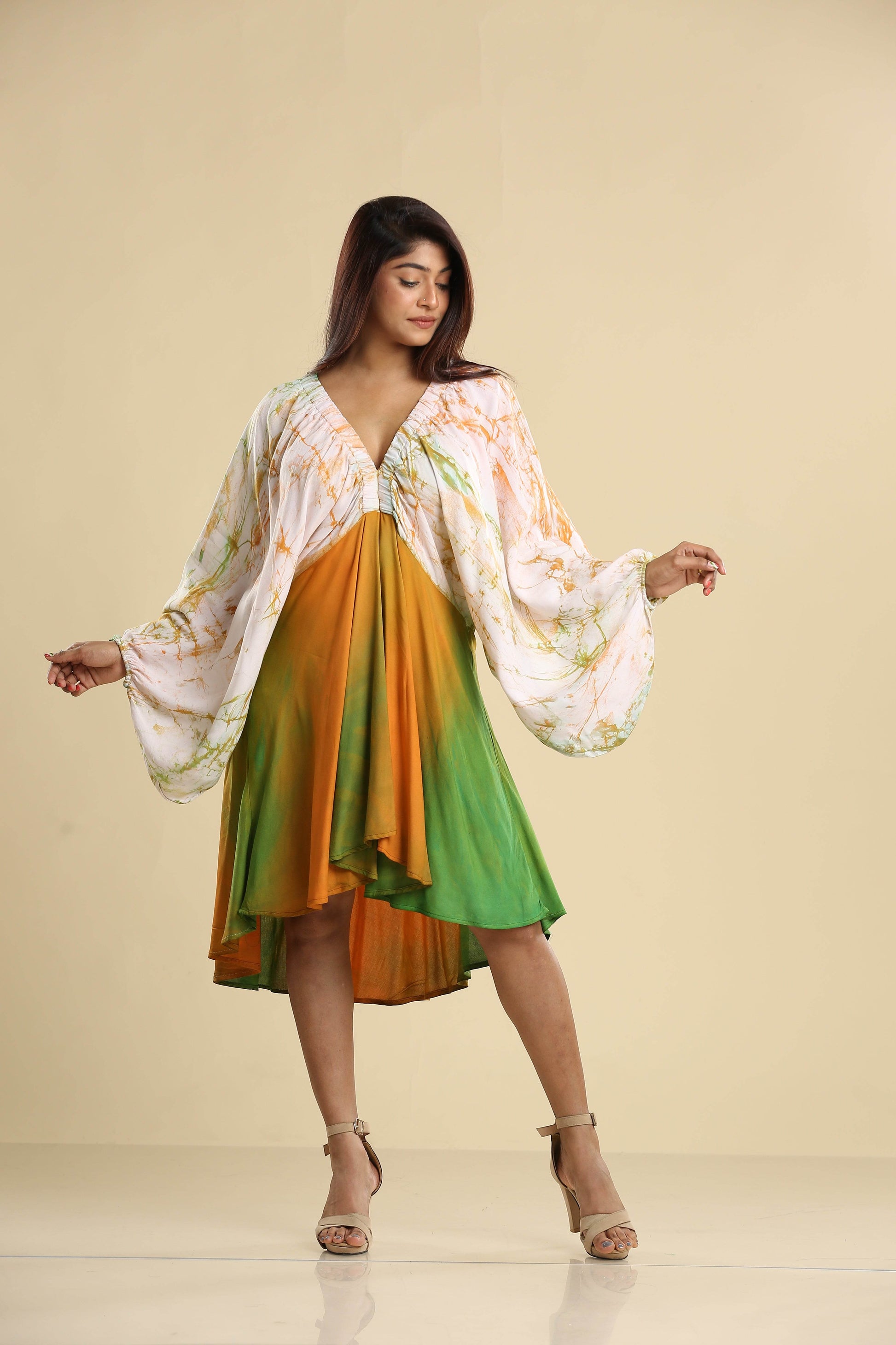 Golden Meadow Goddess Dress - Trend Republic