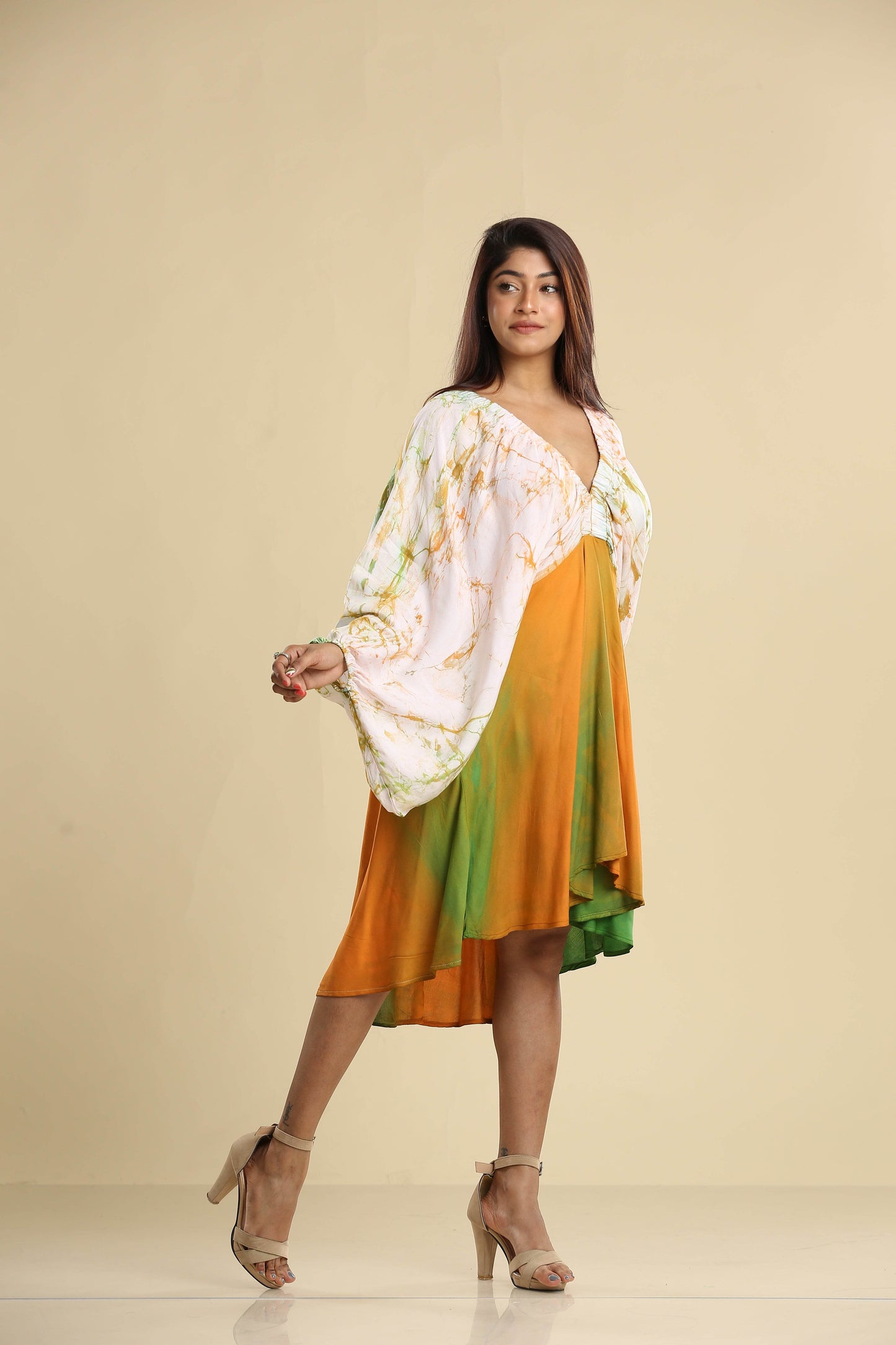Golden Meadow Goddess Dress - Trend Republic