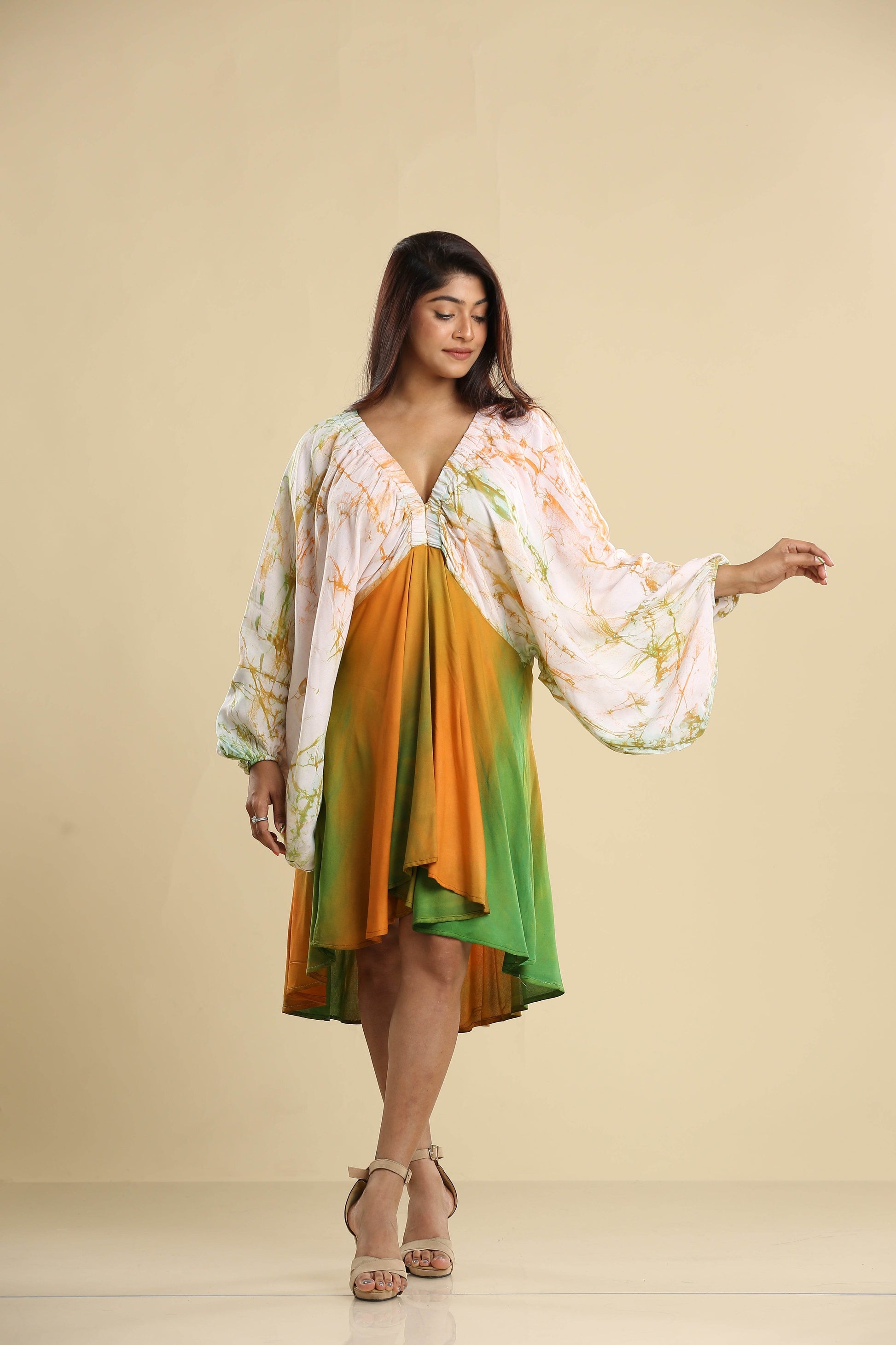 Golden Meadow Goddess Dress - Trend Republic