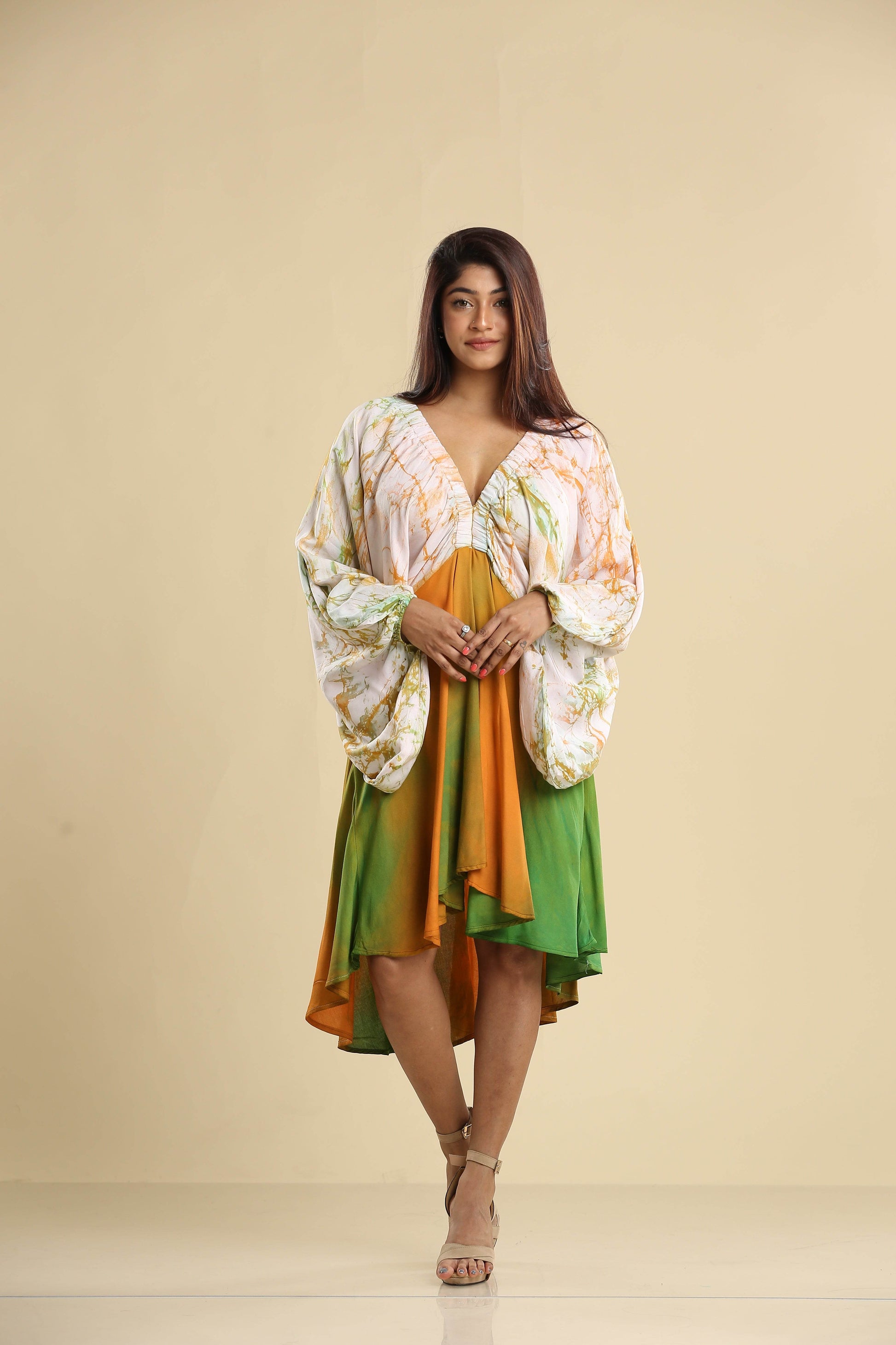 Golden Meadow Goddess Dress - Trend Republic