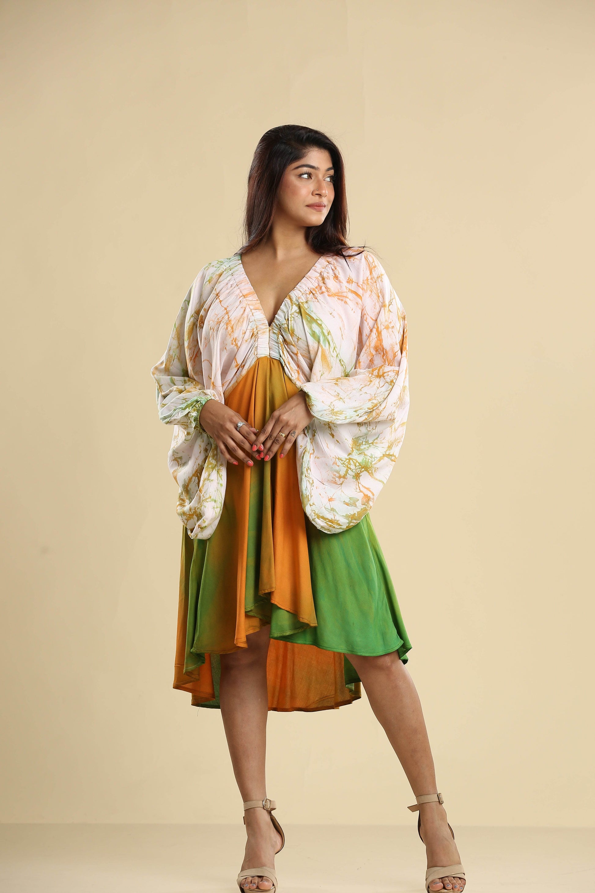 Golden Meadow Goddess Dress - Trend Republic