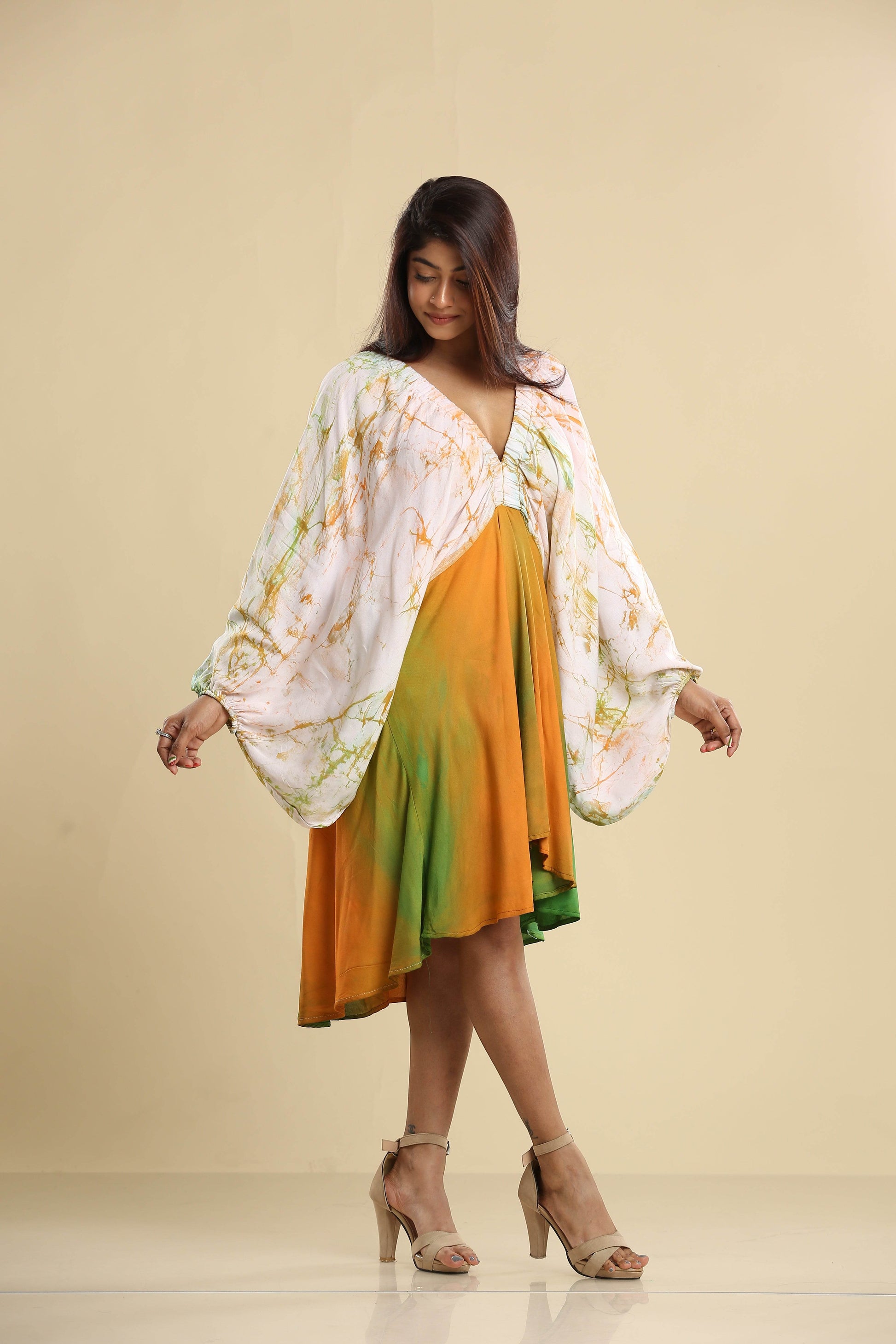 Golden Meadow Goddess Dress - Trend Republic