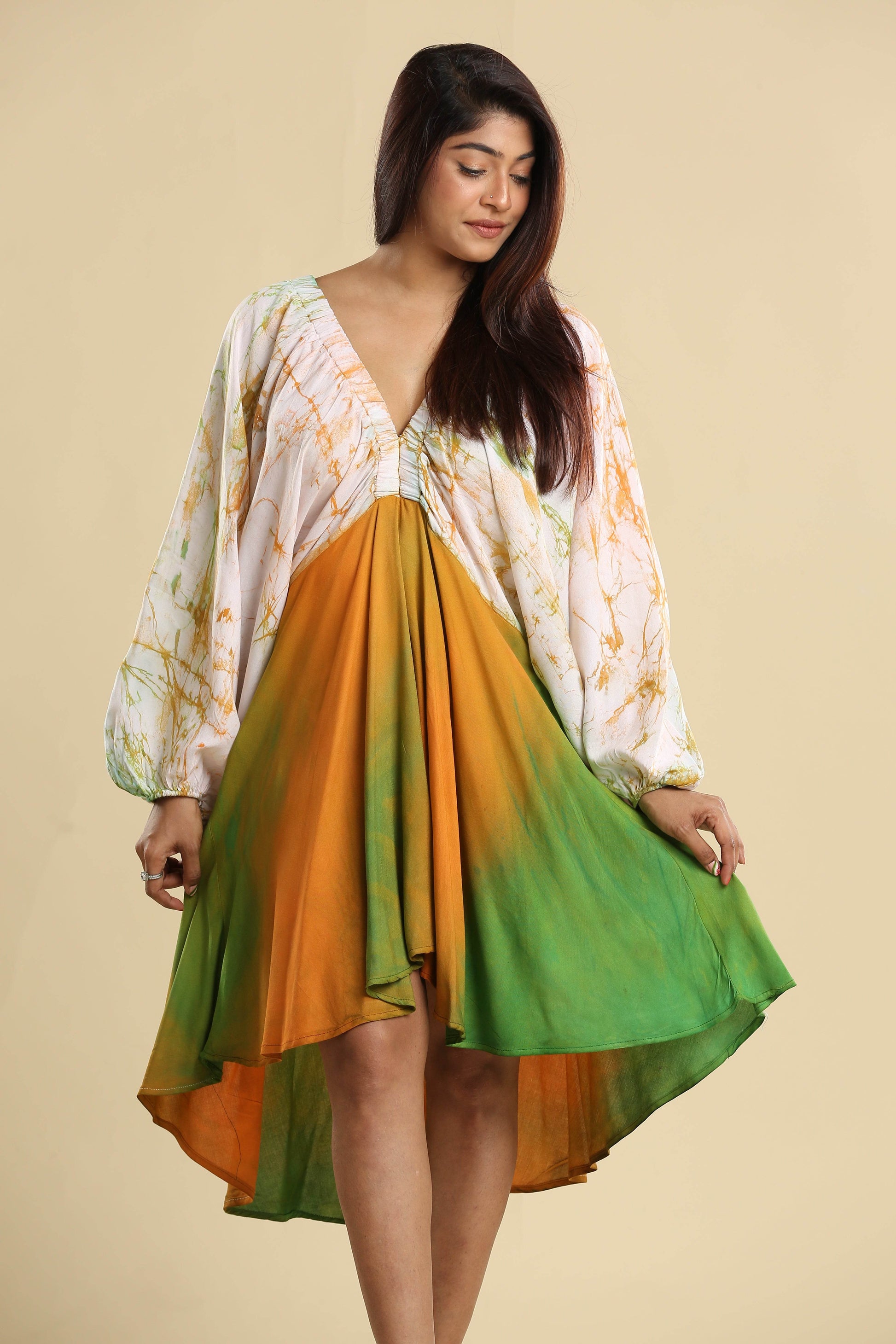 Golden Meadow Goddess Dress - Trend Republic