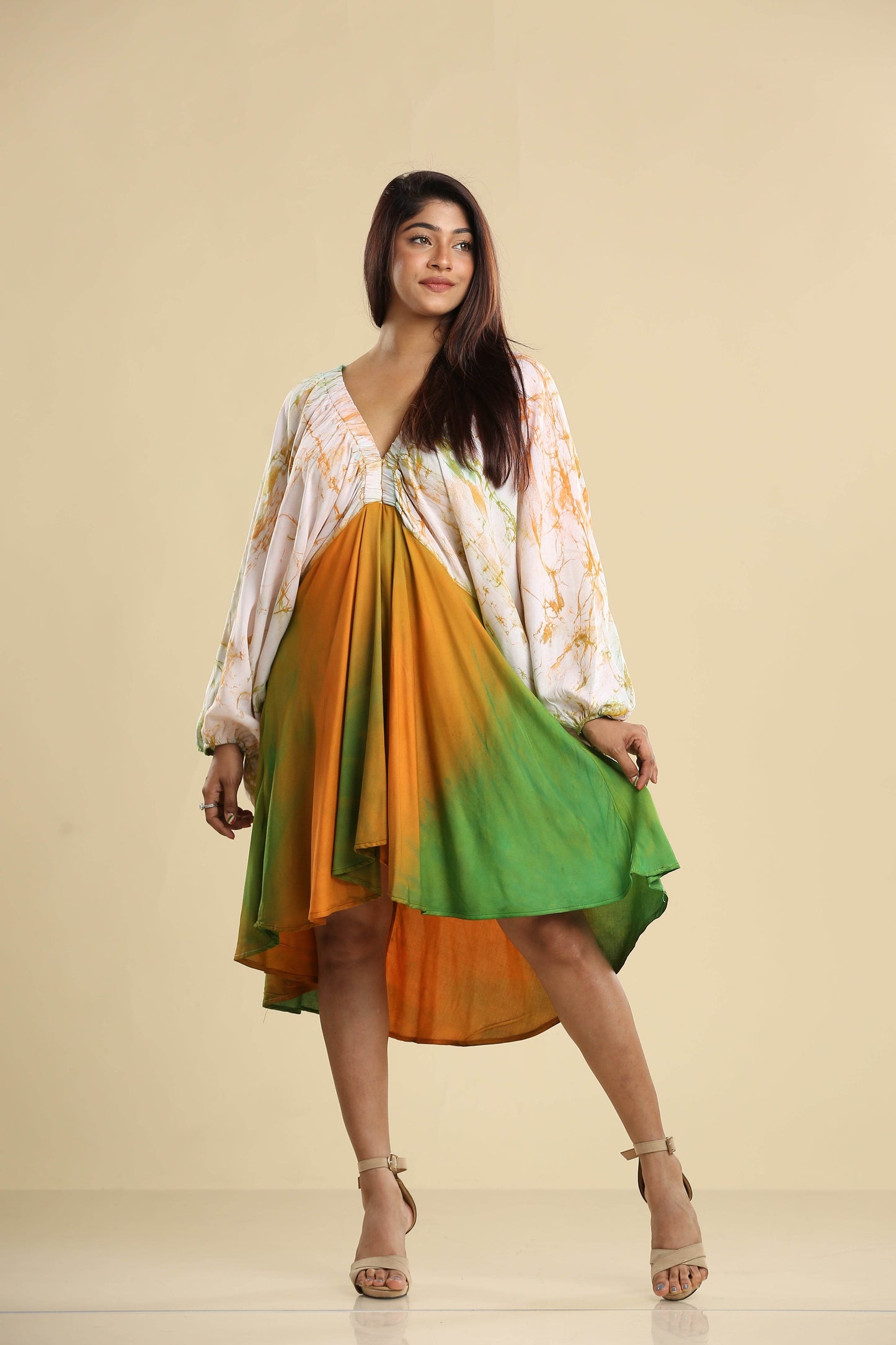 Golden Meadow Goddess Dress - Trend Republic