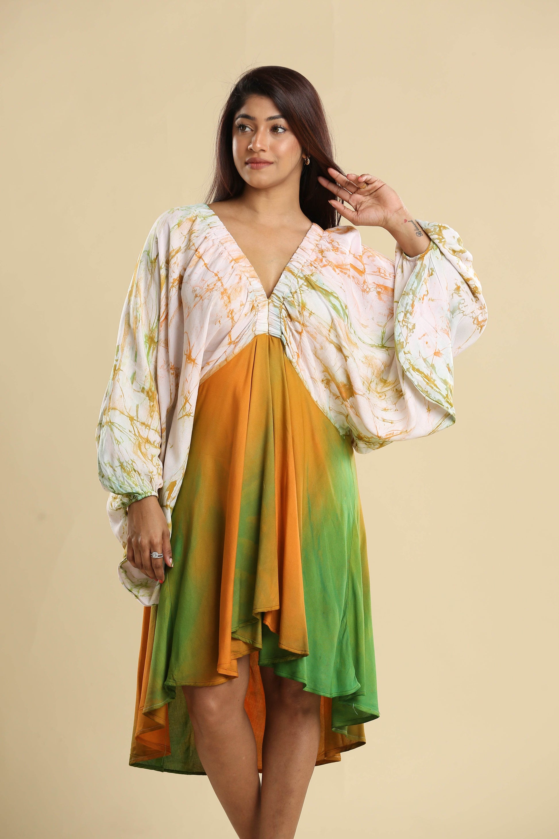 Golden Meadow Goddess Dress - Trend Republic