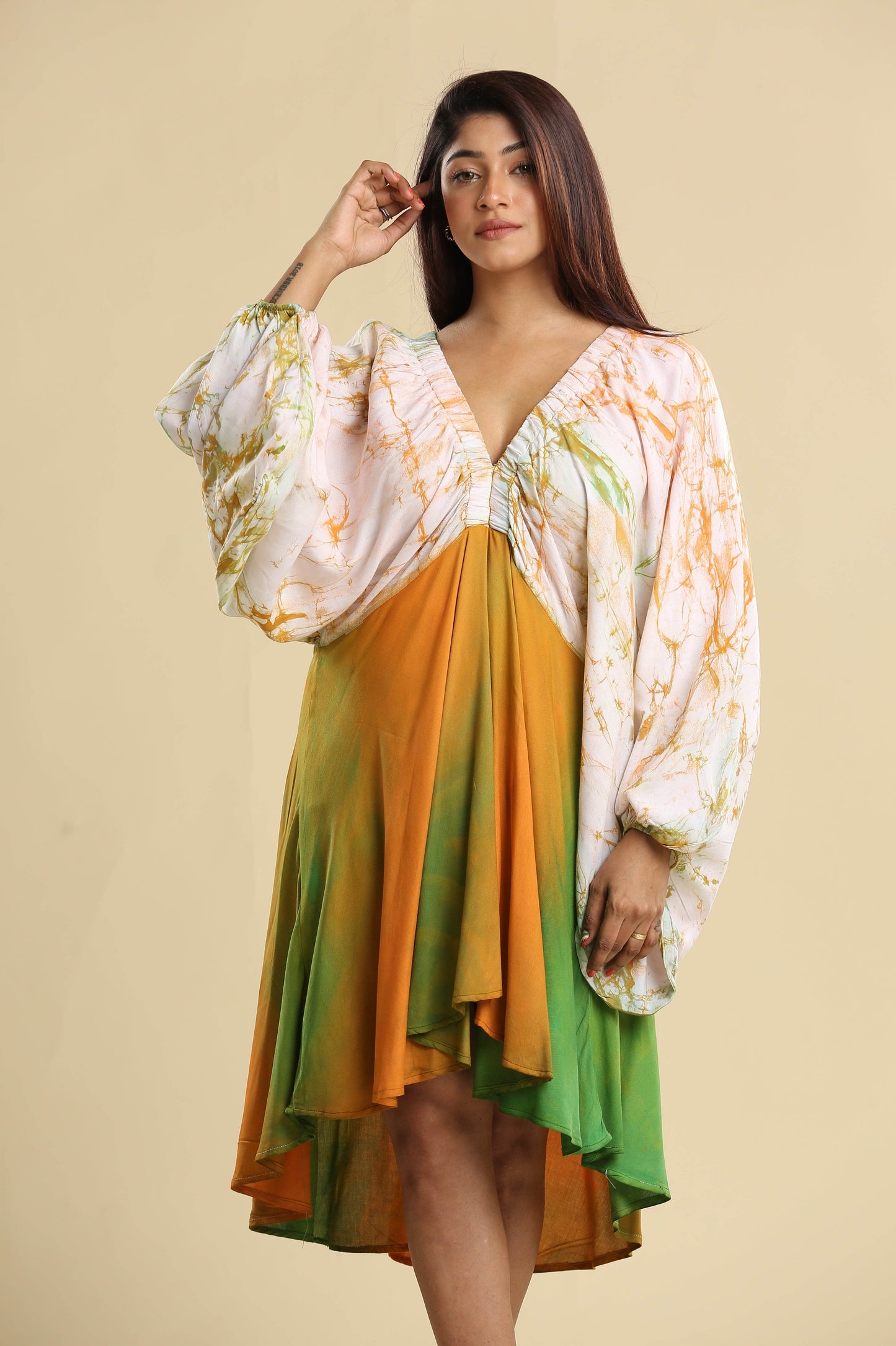 Golden Meadow Goddess Dress - Trend Republic
