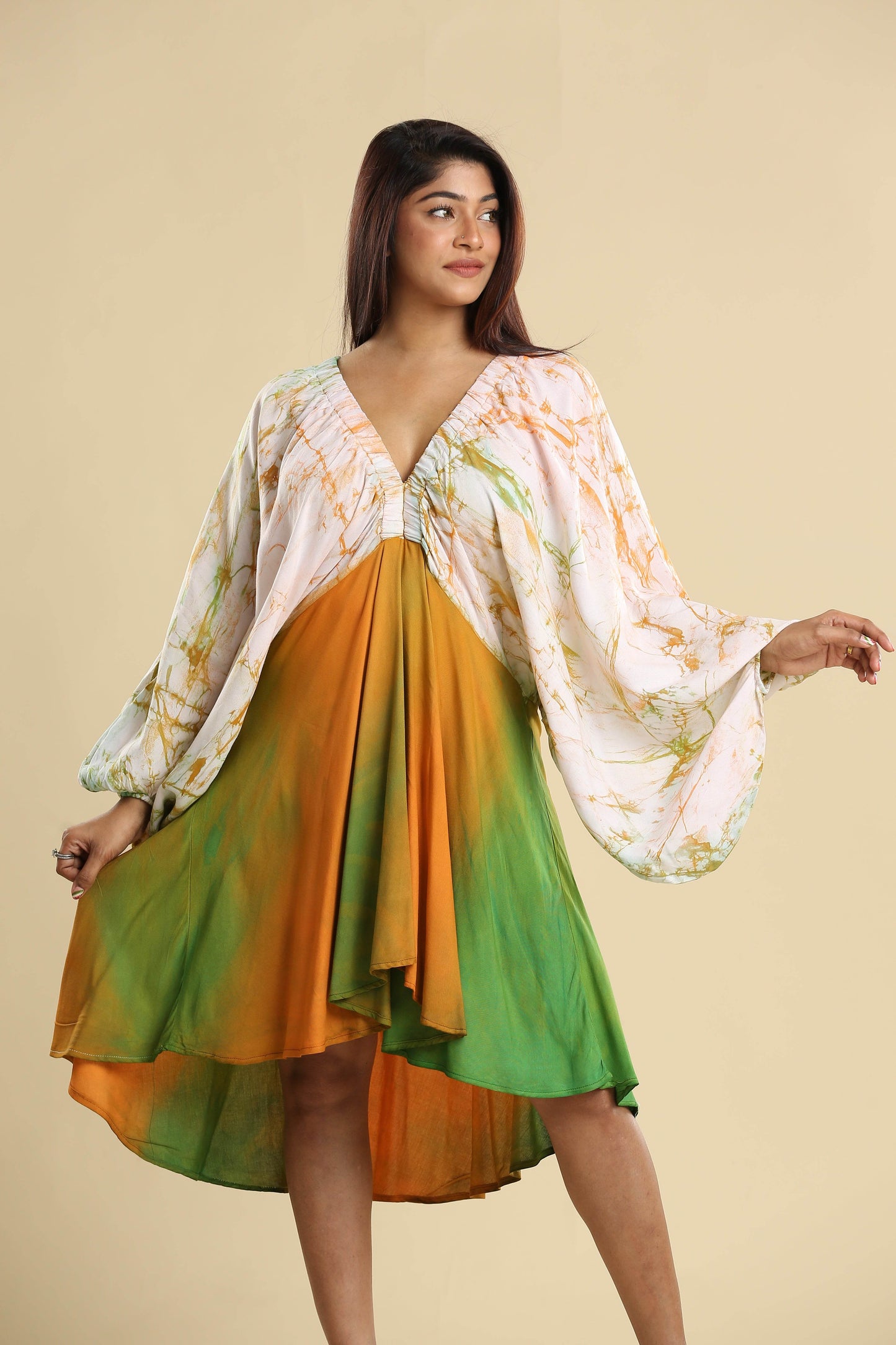 Golden Meadow Goddess Dress - Trend Republic