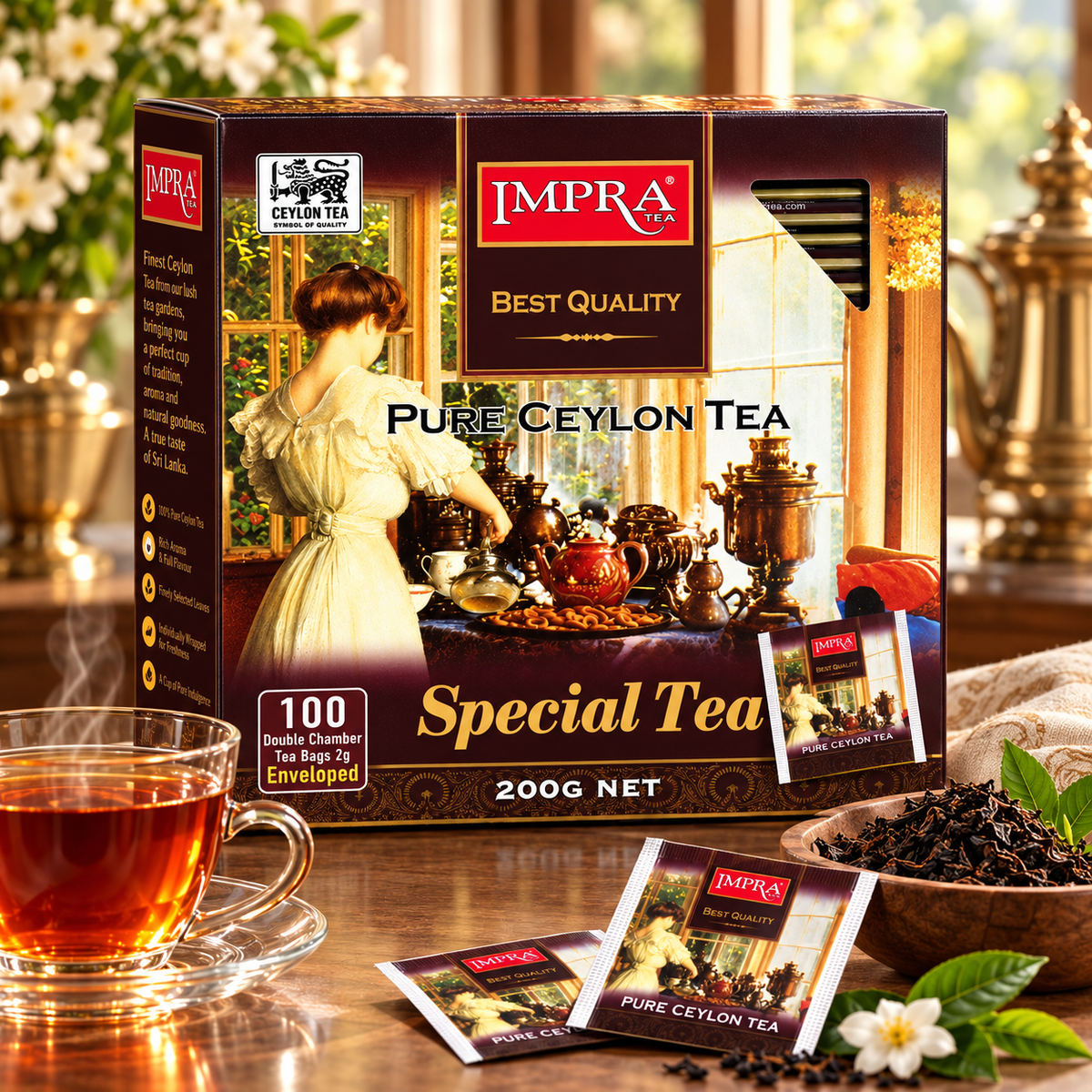 Impra Black Tea BOPF 200G Foil Pouches