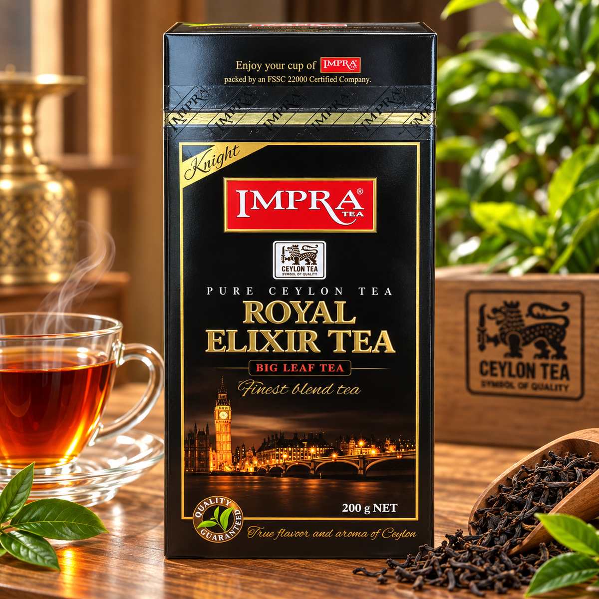 Royal Elixir Knight 200G Big Leaf Metal Caddy - Trend Republic